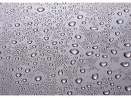 Water drops on polishing metal plate texture