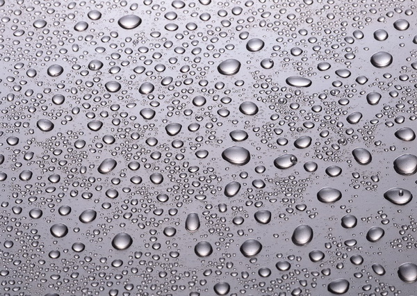 Water drops on polishing metal plate texture
