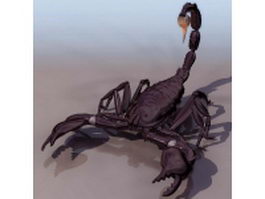 Asian forest scorpion 3d model preview