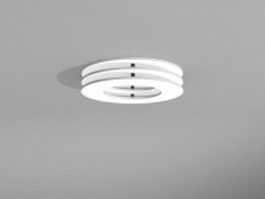 Poly ceiling lamp 3d model preview