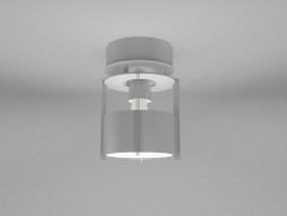 Energy saving ceiling light 3d model preview