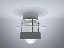 Corridor mounted ceiling lamp 3d model preview