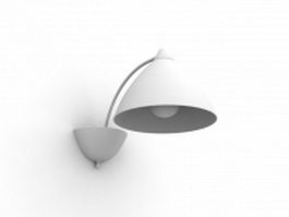 Traditional wall lamp 3d model preview