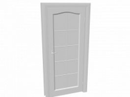 Stile and rail door 3d model preview