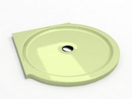 Round shower tray 3d preview