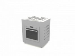 Electric cooking stove 3d model preview