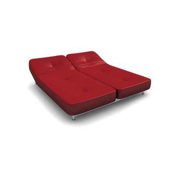 Red day bed 3d rendering