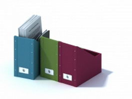 Plastic file magzine holder 3d preview
