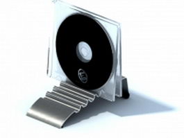 Desk cd holder rack 3d model preview