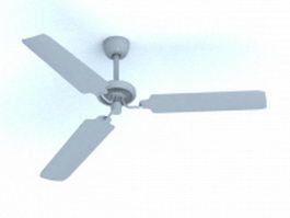 Electric ceiling fan 3d model preview