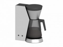 Drip coffee maker 3d model preview