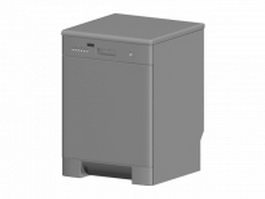 Household mini dishwasher 3d preview