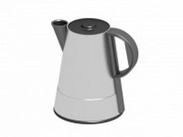 Electric boiling water kettle 3d model preview