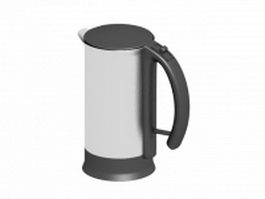 Electric hot water boiler 3d model preview