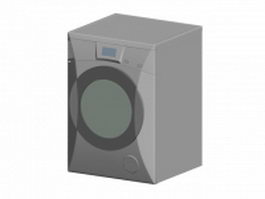 Commercial washing machine 3d model preview