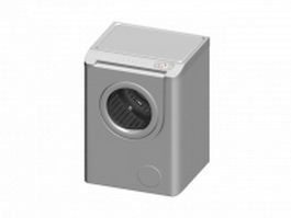 Combo washer dryer machine 3d model preview
