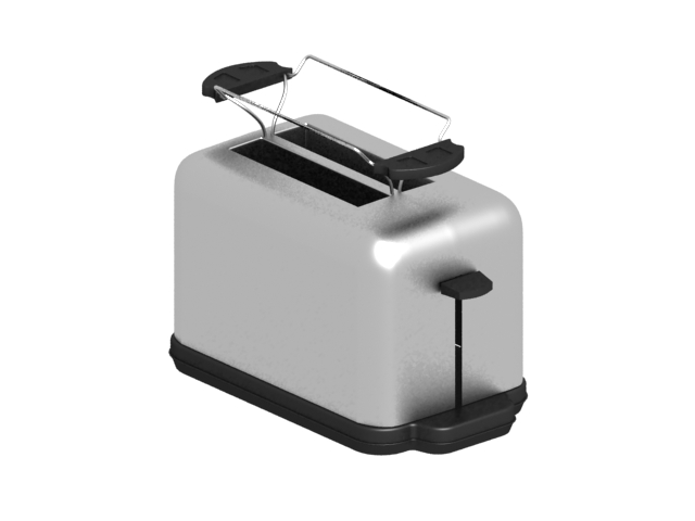 Sandwich toaster 3d rendering
