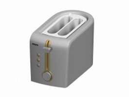Philips toaster 3d model preview