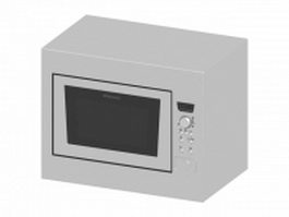 Electrolux microwave oven 3d model preview