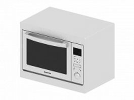 Ariston convection microwave 3d model preview