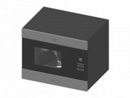 AEG microwave oven 3d model preview
