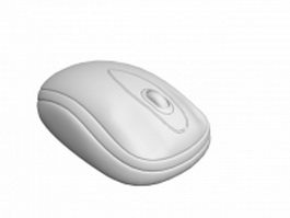 Scroll wheel mouse 3d model preview