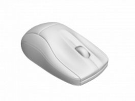 Wireless optical mouse 3d model preview