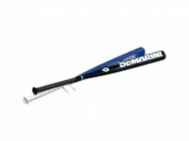 DeMarini baseball bats 3d model preview
