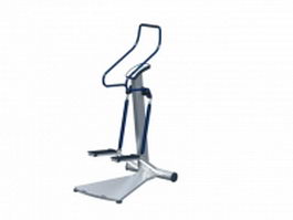 Aerobic exercise stepper 3d model preview