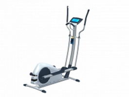 Exercise elliptical cross trainer 3d model preview