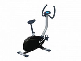 Commercial fitness exercise bicycle 3d model preview