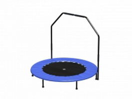 High jump trampoline 3d preview