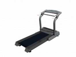 Horizon fitness treadmill 3d model preview