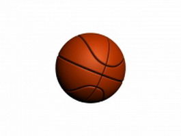 Leather laminate basketball 3d preview