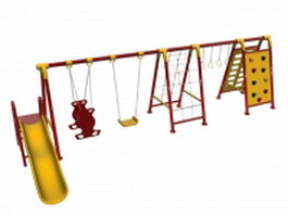 Kids playset 3d model preview