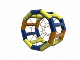 Inflatable climbing frame 3d model preview