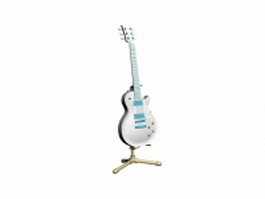 Electric-acoustic guitar 3d model preview