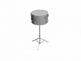 Snare drum 3d model preview