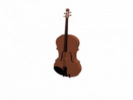 Pontus violin 3d model preview