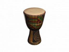 Goblet drum 3d model preview