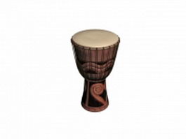 Chalice drum 3d model preview