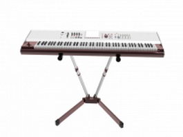 Electronic organ 3d preview