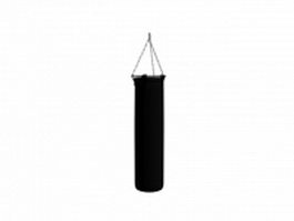 Cylindrical punching bag 3d model preview