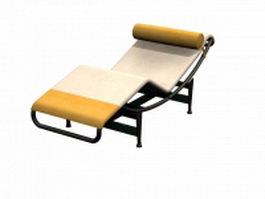 Chaise longue by Le Corbusier 3d preview