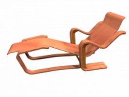 Chaise lounge by Marcel Breuer 3d preview
