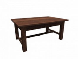Classical folk table 3d preview
