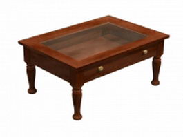 Display coffee table 3d model preview