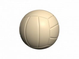 Rubber volleyball 3d preview