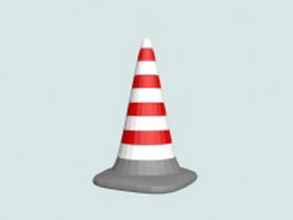 Road cone 3d model preview