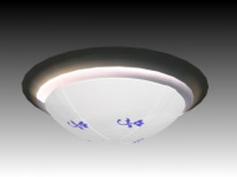 Ceiling mounted light 3d model preview